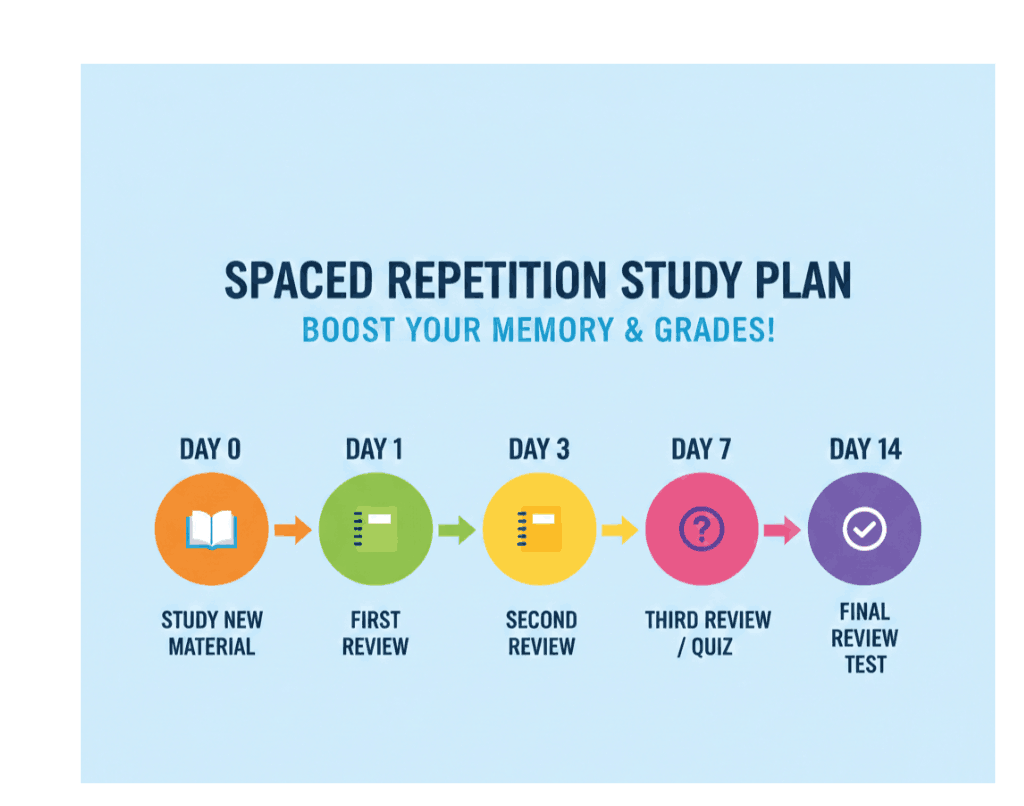 spaced repetition study plan spaced repetition study plan for students