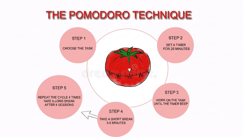 what is pomodoro technique explained with tomato timer for students